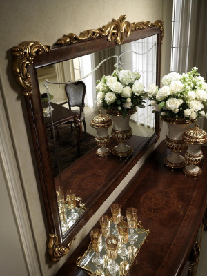 Wall Mirror Wood Frame Mirror Frame Design Baroque Rococo Living Room Furniture New