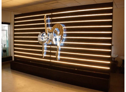 Wall panel water wall LED design walls partition waterfall