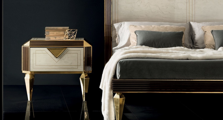 Bedside table luxury bedside tables desk consoles modern furniture console arredoclassic