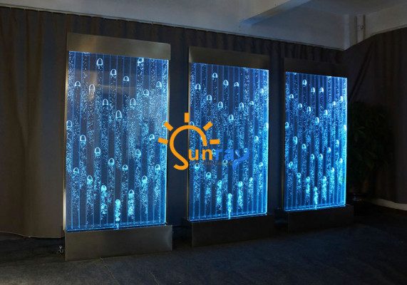 Wall panel partition wall water walls wall LED water wall design