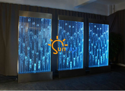 Wall panel partition wall water walls wall LED water wall design