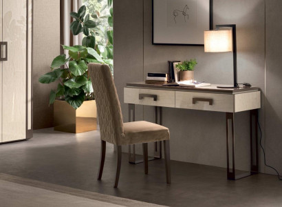 Designer desk chair office set Italian furniture secretary armchair 2-piece.