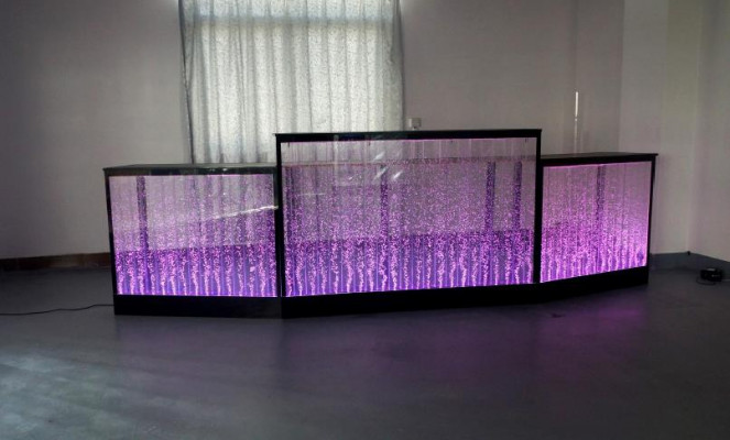 Counter shelf bar water wall column illuminated counter shelves furniture