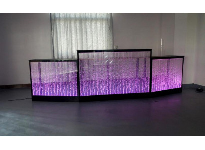 Counter shelf bar water wall column illuminated counter shelves furniture