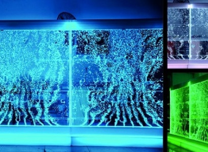 LED water wall bar shelf column water columns counter shelves partition