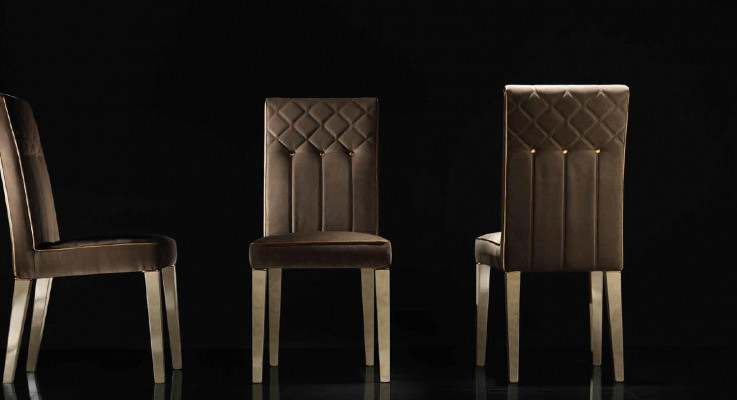 4 chairs dining room chair Rococo Baroque Art Nouveau royal luxury furniture