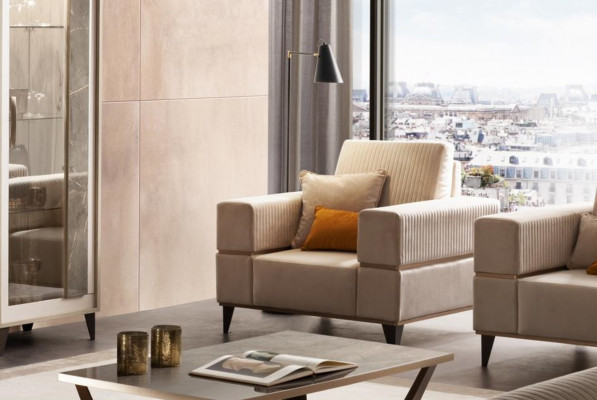 Armchair Relax Leather Lounge Club Upholstered Couch Luxury Sofa Furniture arredoclassic