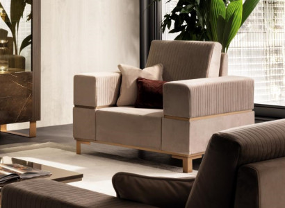 Design luxury armchair chair sofa 1-seater TV lounge chaise sofa arredoclassic