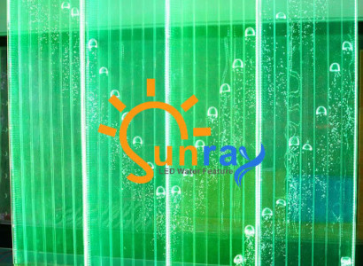 Wall panel partition water wall LED water wall design illuminated