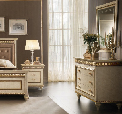 Italian furniture design chest of drawers cabinet brown luxury wood furniture baroque style new