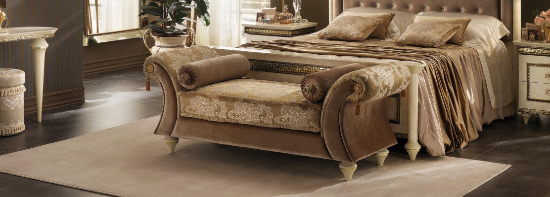 Chaiselounge Sofa Lounge Couch Lying Chaise Textile Baroque Rococo arredoclassic