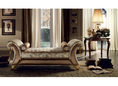 Chaise longue reclining armchair reclining chair comfort lounger luxury baroque