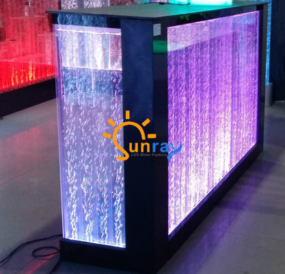Bar table water wall bar counter illuminated bar table bar counter LED shelf