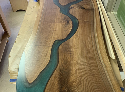 Dining table River Table real wood decor river table solid epoxy resin tables