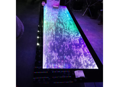 LED bar table water wall bar counter shelf furniture illuminated bar table
