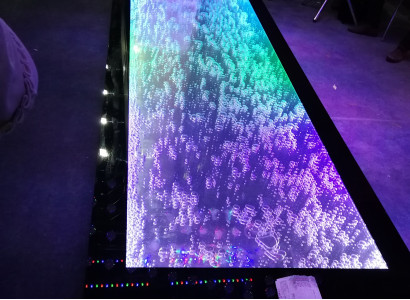 LED bar table water wall bar counter shelf furniture illuminated bar table