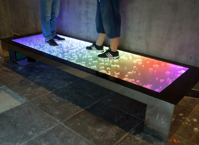 Dance floor   Water wall   Surface   Floor   Water   Floor   Column   Water wall