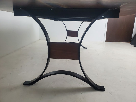 Table dining table tables epoxy resin epoxy waterfall real wood solid furniture