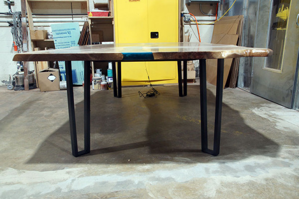 Table dining table tables epoxy resin epoxy solid design furniture 240x100 genuine wood