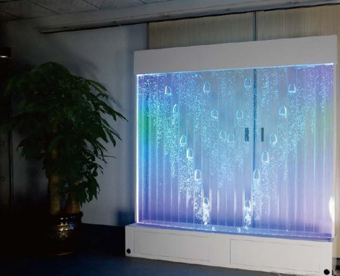 Extravagant Ideas Club Living Room House Water Wall LED