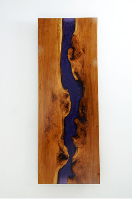 Table dining table tables epoxy resin epoxy real wood solid design furniture 250x90 New
