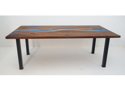 River Tables Dining Table Design Table Modern Furniture 220x90 Epoxy Resin Ocean Sea