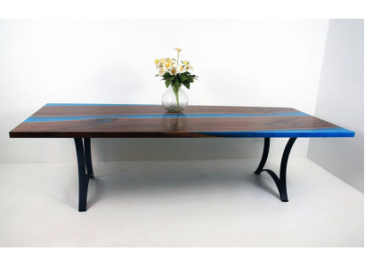 Modern tables dining table sea design table resin river furniture 220x90 epoxy ocean