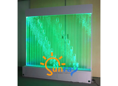 Modern partition water walls LED water wall illuminated decorative wall