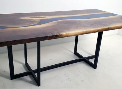 Dining Table Design Table Resin Modern Tables Sea Ocean River Furniture 220x90 Epoxy