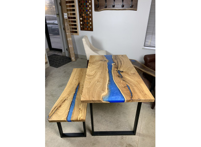 Design table bench dining table kitchen table living room tables benches solid epoxy new