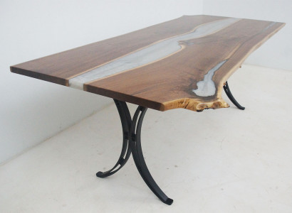 Dining table Sea Water River Real Wood River Table 220x110 Tables