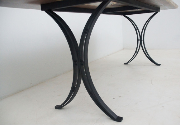 Dining table Sea Water River Real Wood River Table 220x110 Tables
