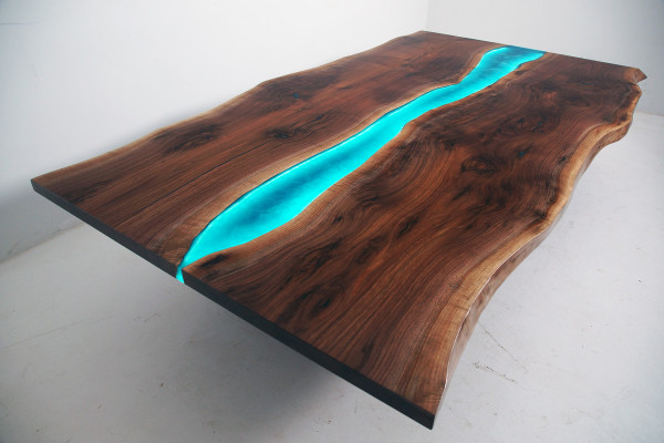 River table dining table solid decor tables 240x100 epoxy resin sea
