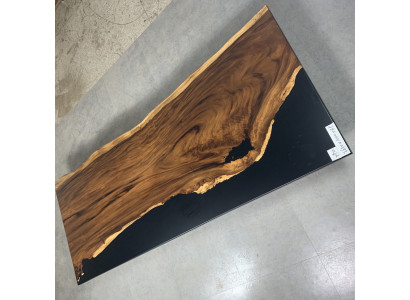 Epoxy resin dining table genuine solid wood furniture waterfall epoxy table