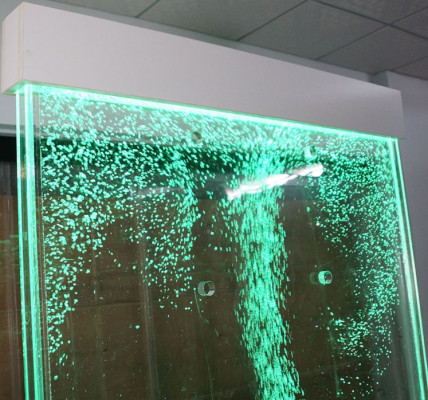 Modern partition water walls LED decorative water wall illuminated wall