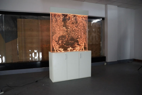 Partition shelf cabinet water wall decorative column walls water wall LED