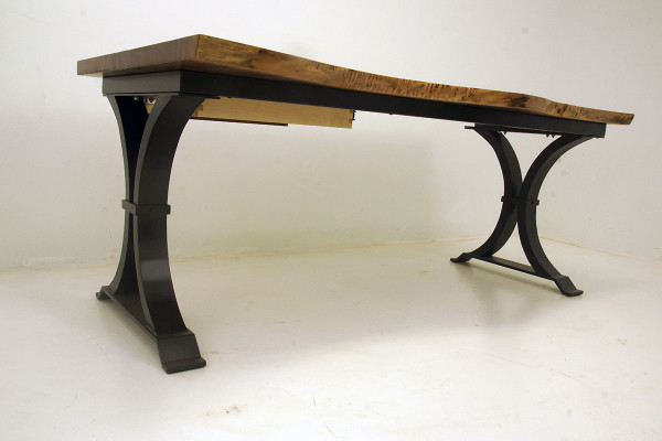 Dining table epoxy resin genuine solid wood furniture waterfall epoxy table 200x90 new