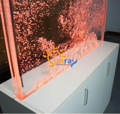 Partition shelf cabinet water wall decorative column walls water wall LED