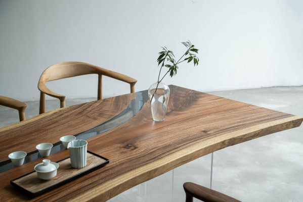 River Table Epoxy Resin Coffee Table Solid Tables 240x100 River Table