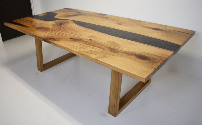 Meeting table dining table handcrafted designer table contemporary