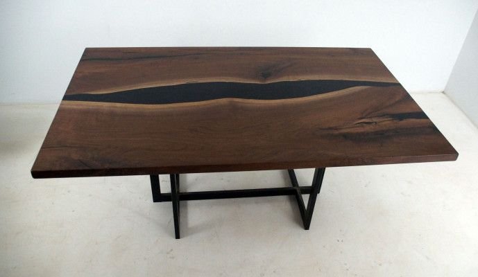 Massive oak wood table conference big XXL dining room kitchen tables