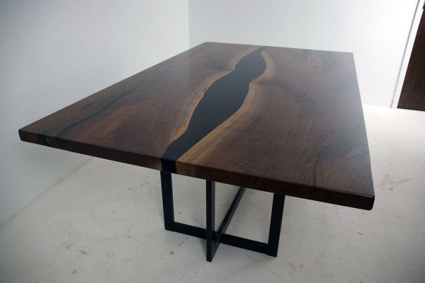 Massive oak wood table conference big XXL dining room kitchen tables