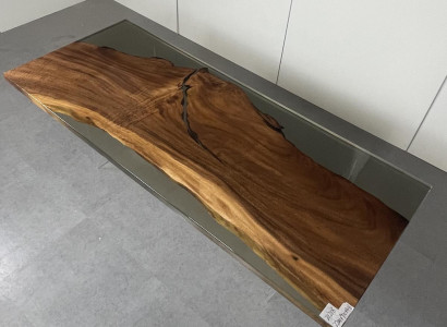 Luxury Epoxy Resin Dining Table River Table Real Wood Solid Design Tables