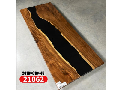 Dining Table River Table Solid Tables 201*81 River Table Real Wood Epoxy Resin