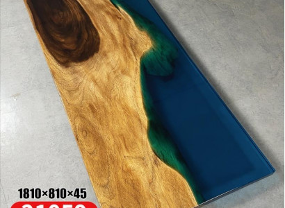 Dining table Sea Water River Real Wood River Table 181x81cm Tables