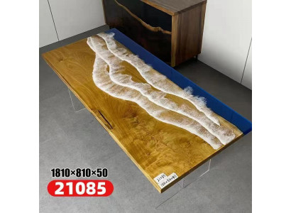 Tables Dining Table Design Table Modern Sea River Furniture 181x81 Epoxy