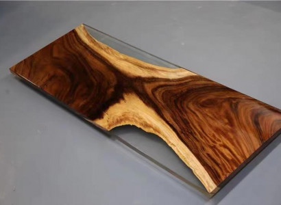 Dining Table Sea Water River Real Wood River Table 180x80 Tables Epoxy Resin New