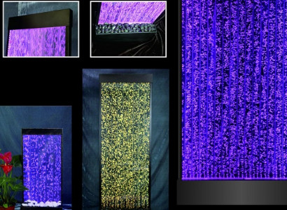 Partition shelf cabinet water wall column walls LED 200x220