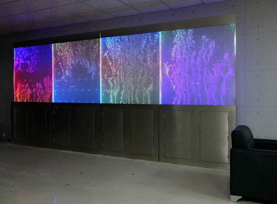 Modern partition water walls LED water wall illuminated wall
