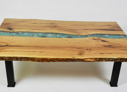 Side table coffee table epoxy furniture designer table epoxy resin tables 120x70cm